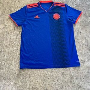 Adidas Royal Blue Jersey with Red Highlights